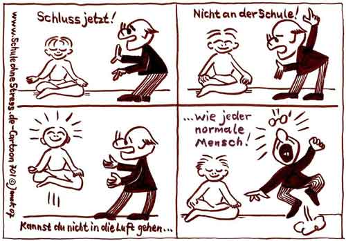 Schule ohne Stress durch Meditation und Yogisches Fliegen